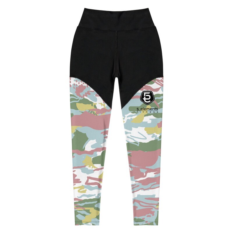 5 Elements Pattern Sports Leggings
