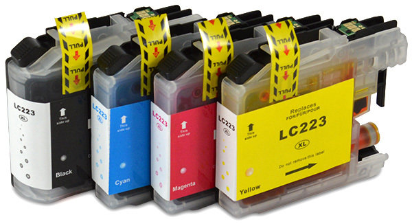 PACK LC223 4pcs (BK+C+M+Y)