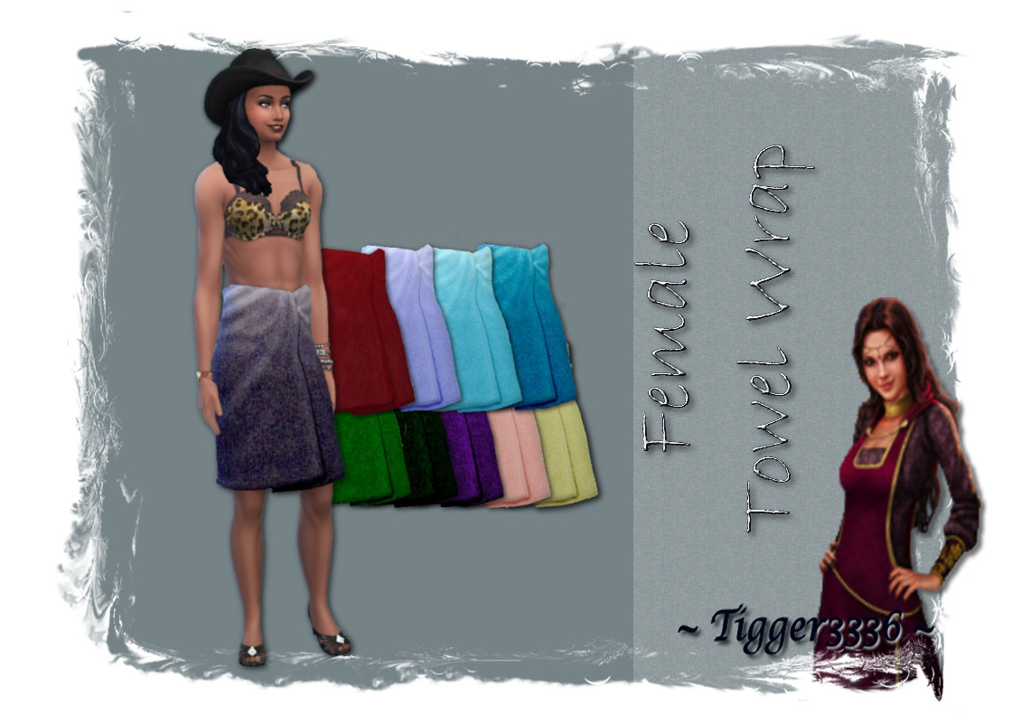 Female Towel Wrap