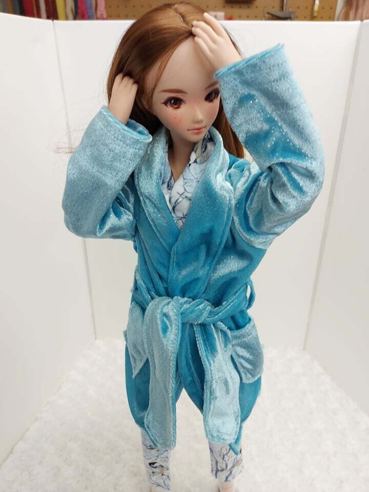 Blue Velvet Robe