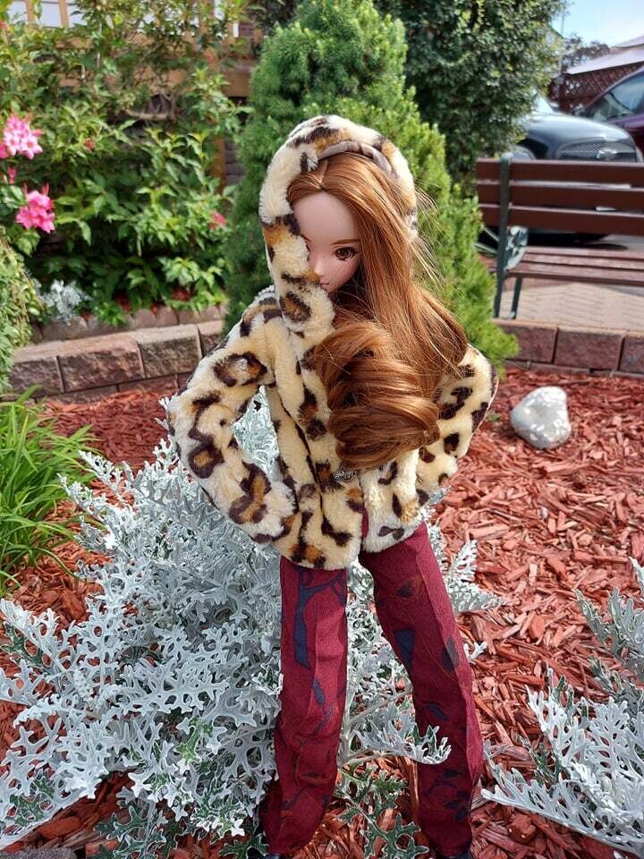 Hooded Faux Fur Coat