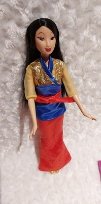 Mulan Kimono Long Dress w/ Gold Shoes