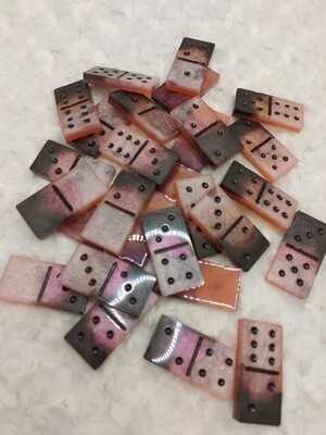 Double 6 (Six) Custom Domino Set - Epoxy Resin