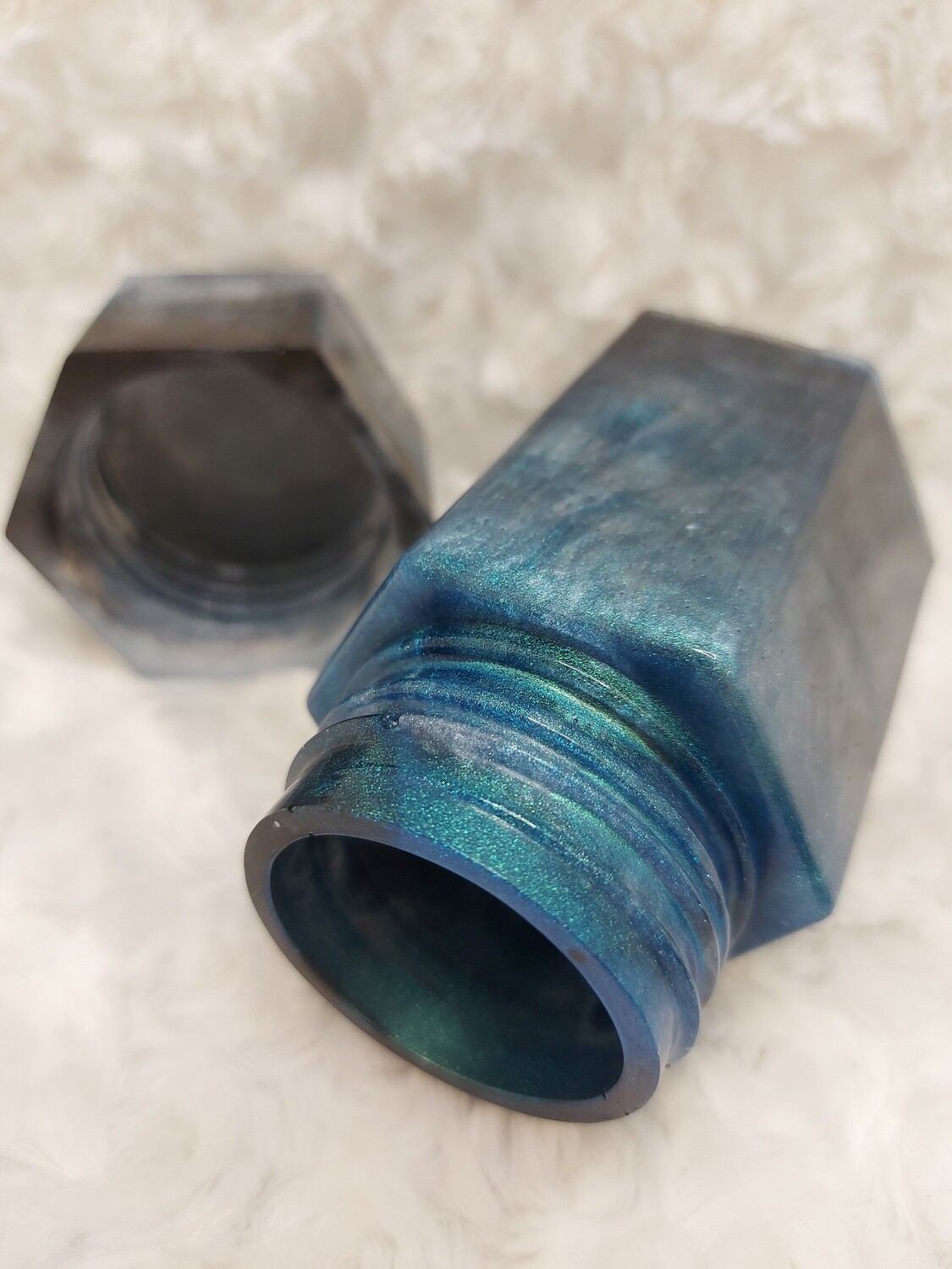 420 Herb Plant Snuff Jar - Epoxy Resin
