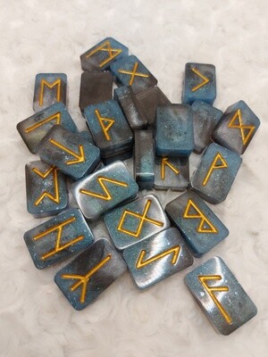 Elder Futhark Runes Set - Epoxy Resin