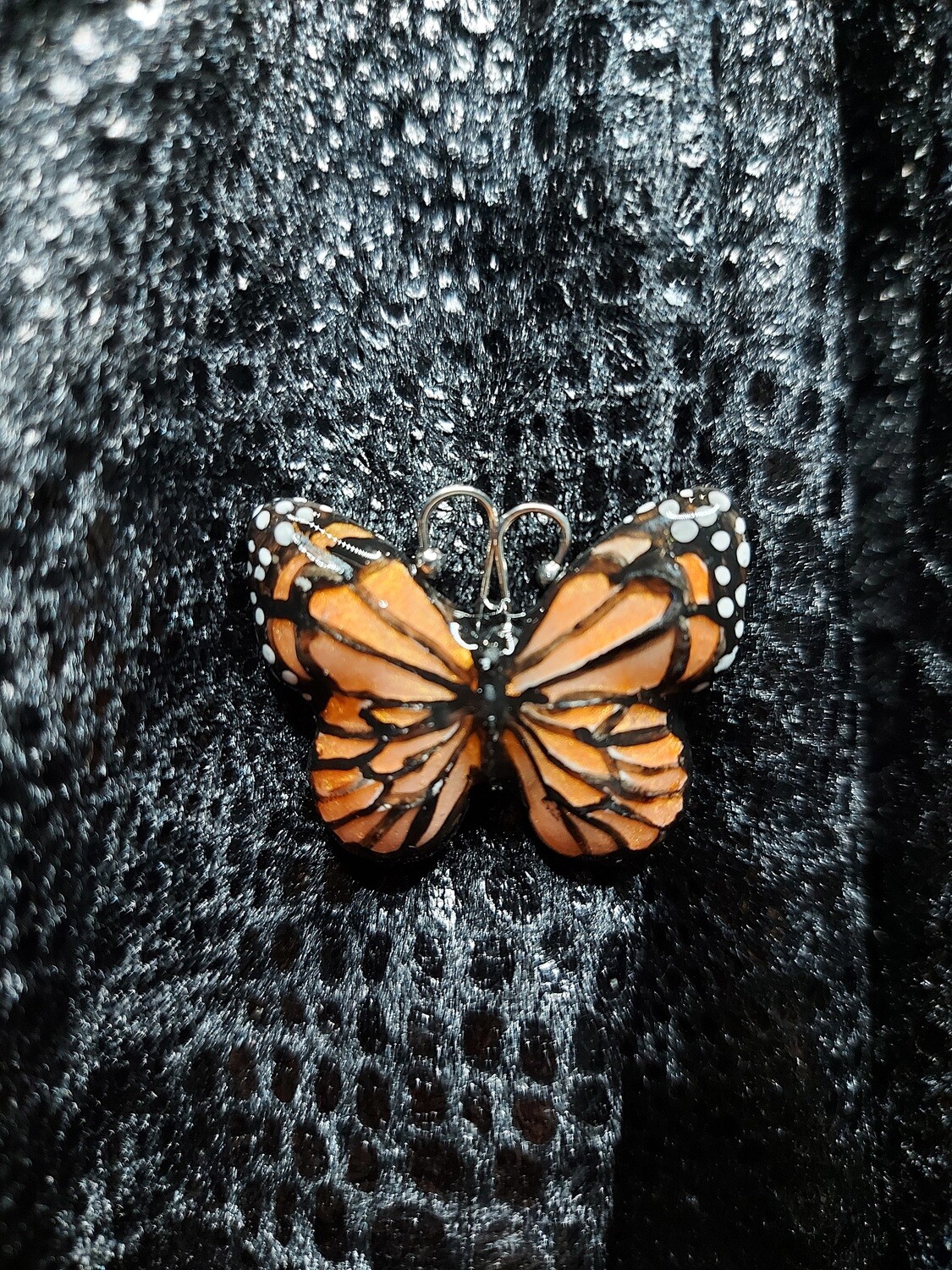 Monarch Butterfly Broach - Polymer - Epoxy Resin