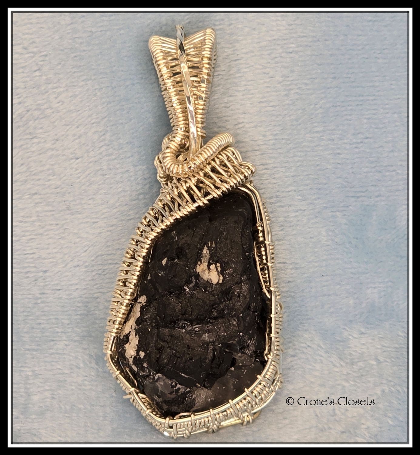 Raw Black Tourmaline with Silicate &amp; Quartz  - * Genuine *