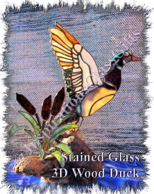 3D Freestanding Wood Duck