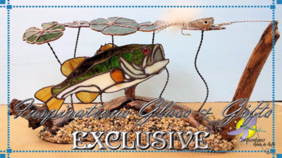 3D Freestanding Large Mouth Bass