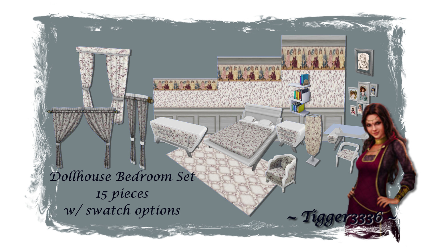 Dollhouse Bedroom Set