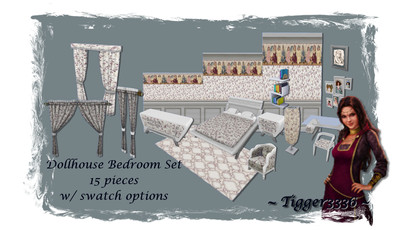 Dollhouse Bedroom Set