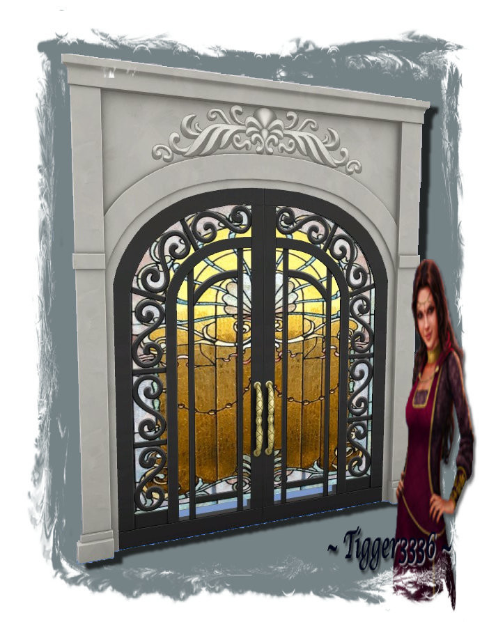 Upscale Iron Arch Door
