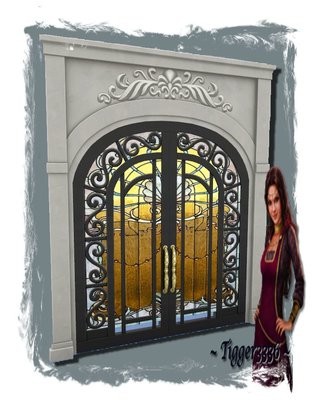 Upscale Iron Arch Door