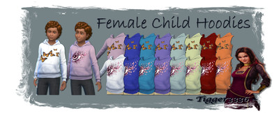 Hoodies: Female Child