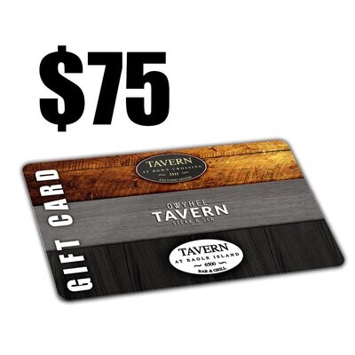 $75 Owyhee Tavern Gift Card
