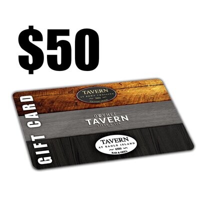 $50 Owyhee Tavern Gift Card
