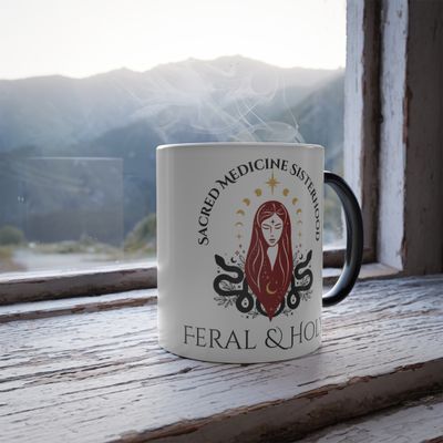 Color Morphing Mug – Feral Sacred Medicine Design (11oz)