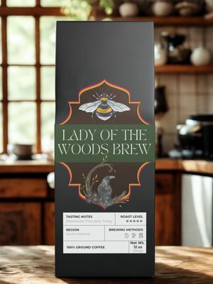 Lady of the Woods - Bitterroot Coffee Blend (Dark French Roast)