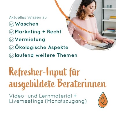 Refresher-Webinare (Monatszugang)