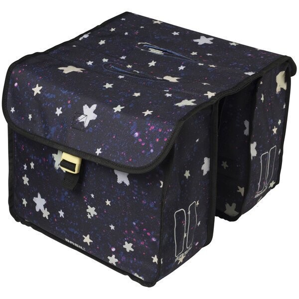 Basil Stardust Dubbele Fietstas 20l Nightshade