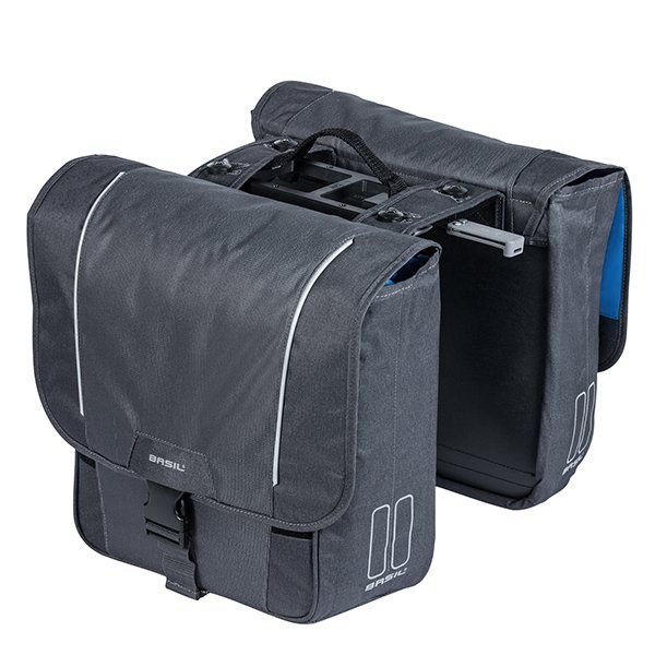 Basil Sport Design Dubbele Fietstas Mik 32l Graphite