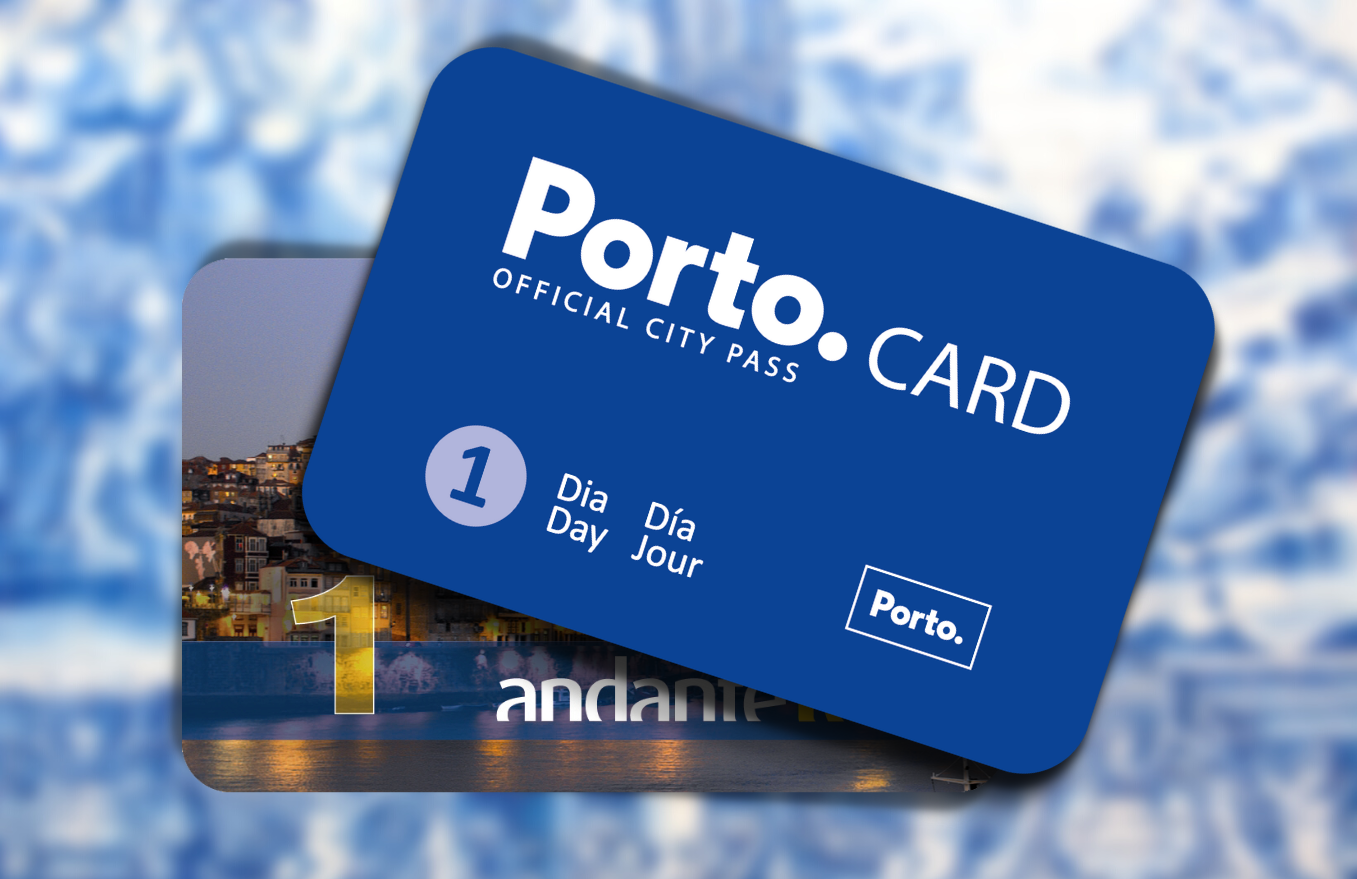 1 Dia Porto Card + Transporte  / 1 Day Porto Card + Transport