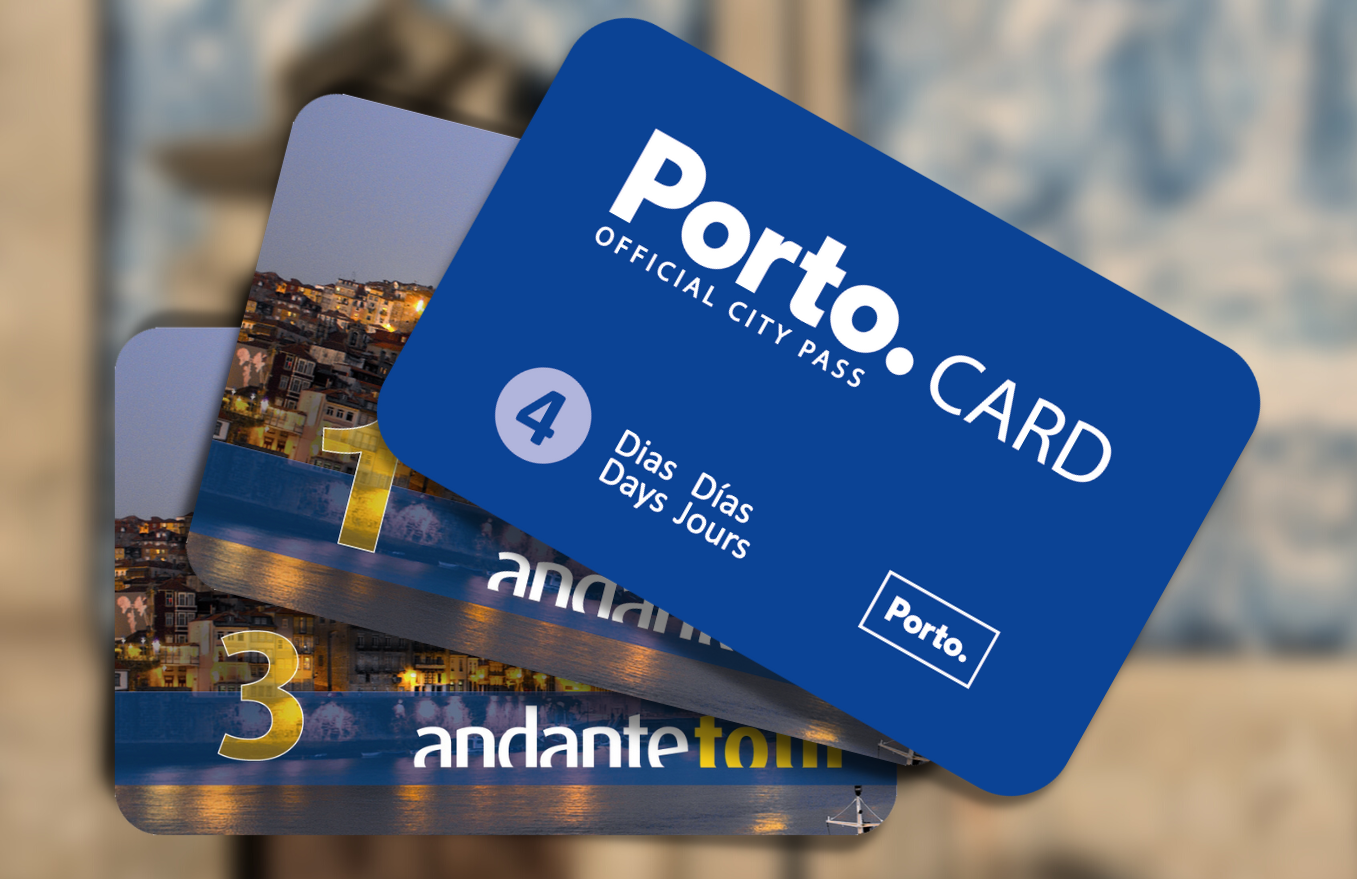 4 Dias Porto Card + Transporte  / 4 Days Porto Card + Transport