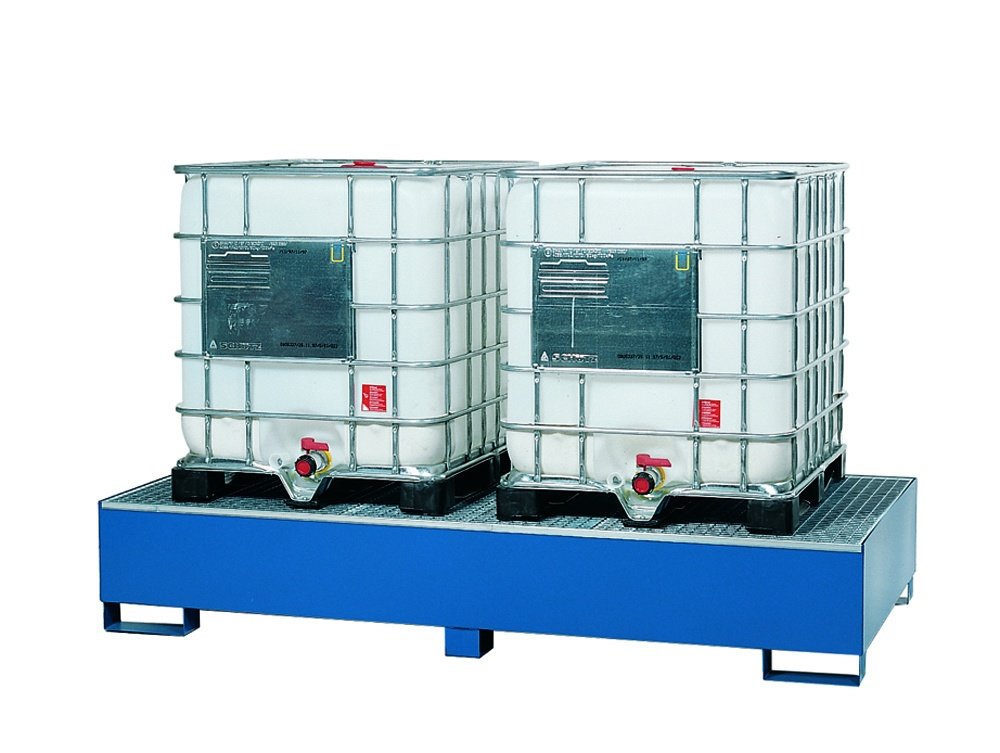 DOUBLE IBC TOTE STEEL CONTAINMENT PALLET