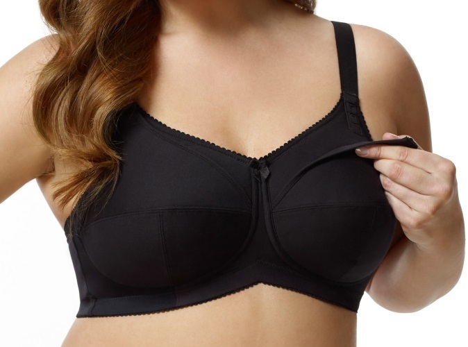 ELILA 1613BK (NURSING BRA)