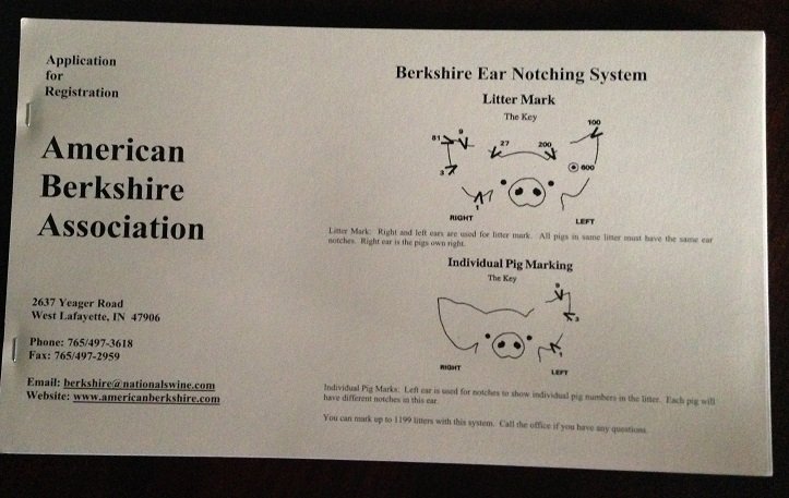 Litter Application Blanks