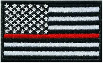 Thin Red Line Sew On Patch 2" x 3"