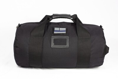 Small Duffel w/ American Flag Thin Blue Line Small Duffel w/ American Flag Thin Blue Line