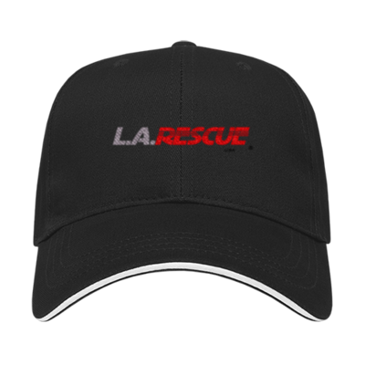 L.A. Rescue Hat Charcoal / White
