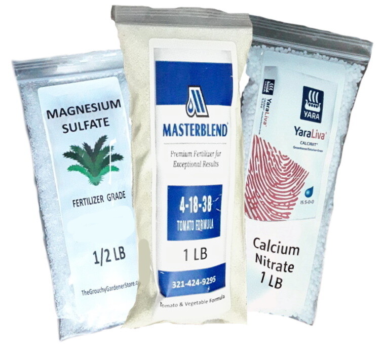 Masterblend 4-18-38 BULK Hydroponic Fertilizer Kits