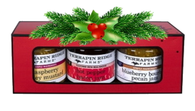 3 PACK XMAS GIFT BOX WITH BLUEBERRY