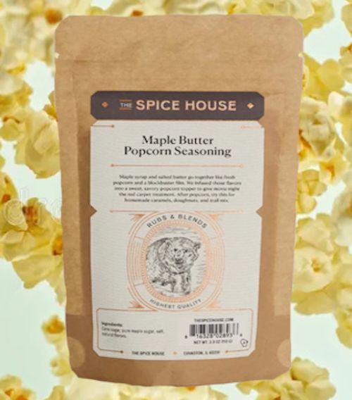 Spice House Maple Butter Popcorn Seasoning - 4oz. Pure Maple Sugar