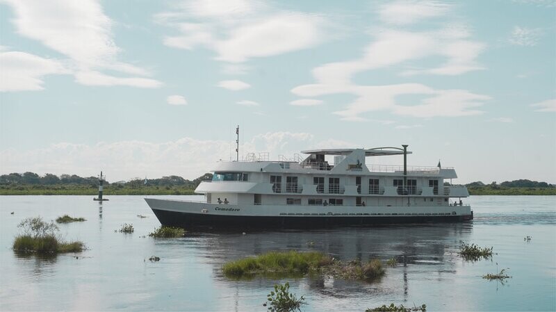 Naviguez à travers l&#39;une des zones les plus pittoresques et vierges du territoire brésilien, le Pantanal!