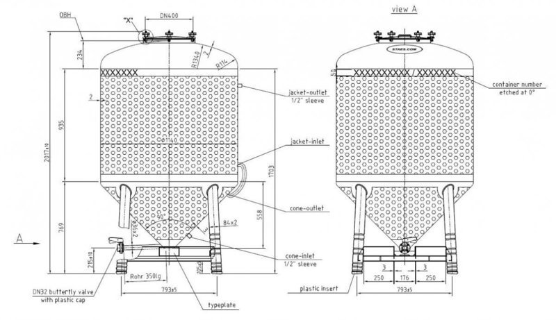 1300 Litre Tank - WW10616V4N