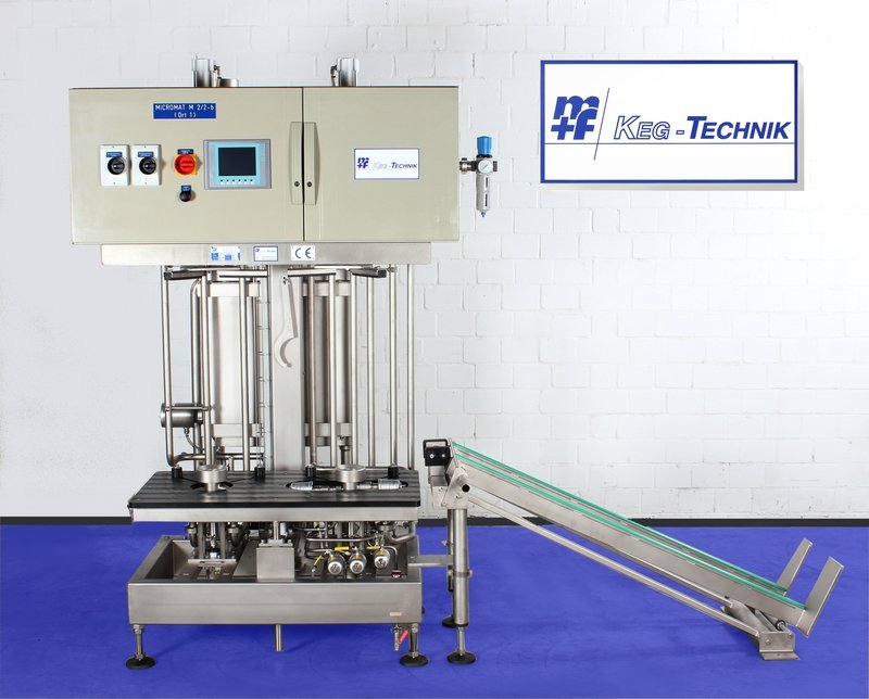 MICROMAT - M 2/2-B - Internal KEG Cleaning &amp; Filling Machine - (Semi-Automatic)