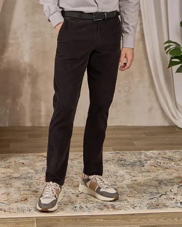 PANTALON VELOURS CONDOR NOIR