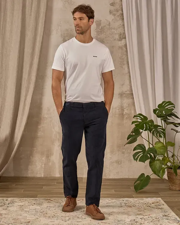 PANTALON VELOURS CONDOR MARINE