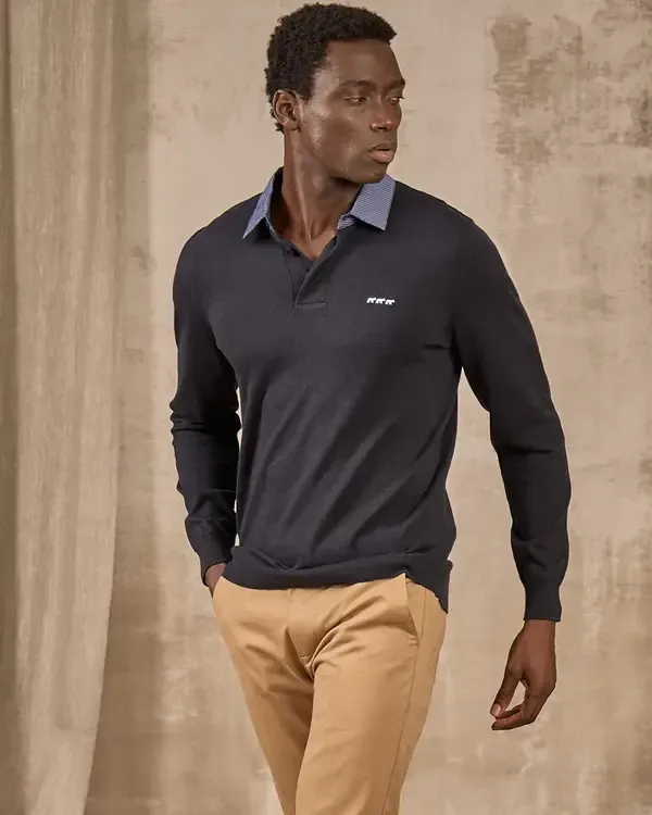 PULL COL POLO CURTIS MARINE