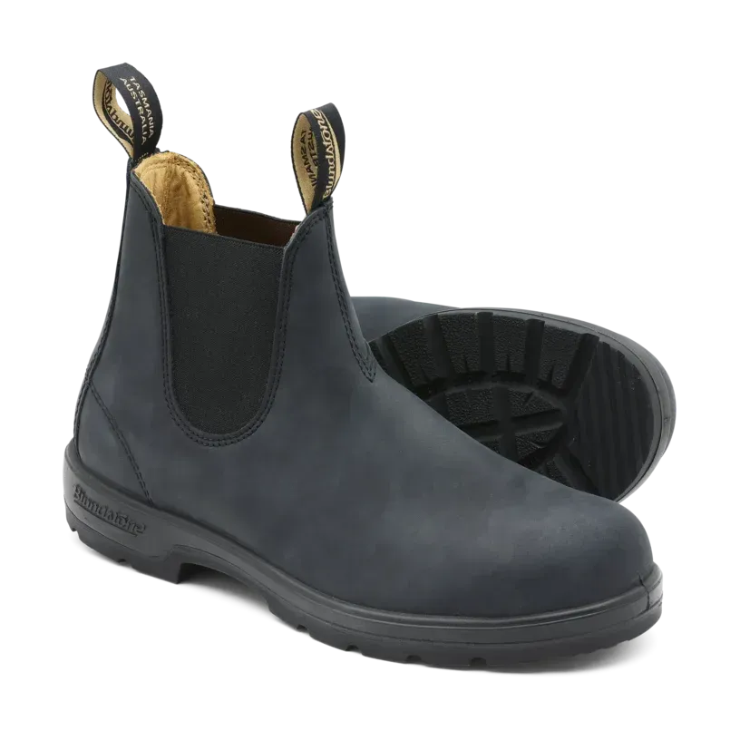 CHELSEA BOOTS RUSTIC BLACK CHELSEA BOOTS RUSTIC BLACK