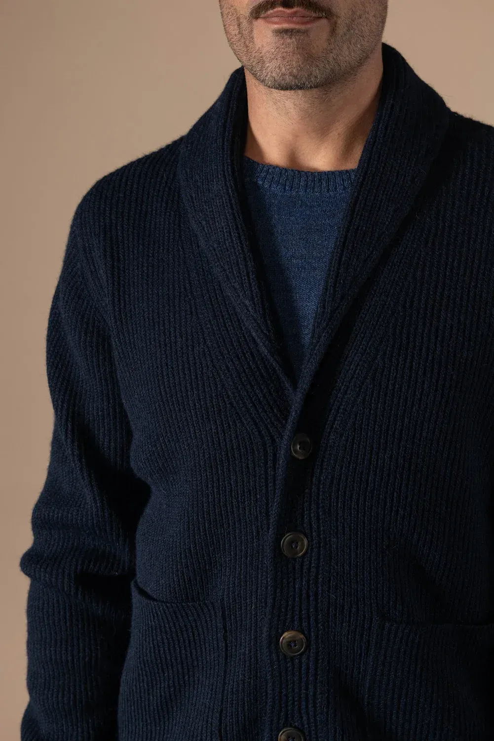 CARDIGAN ANDY MARINE