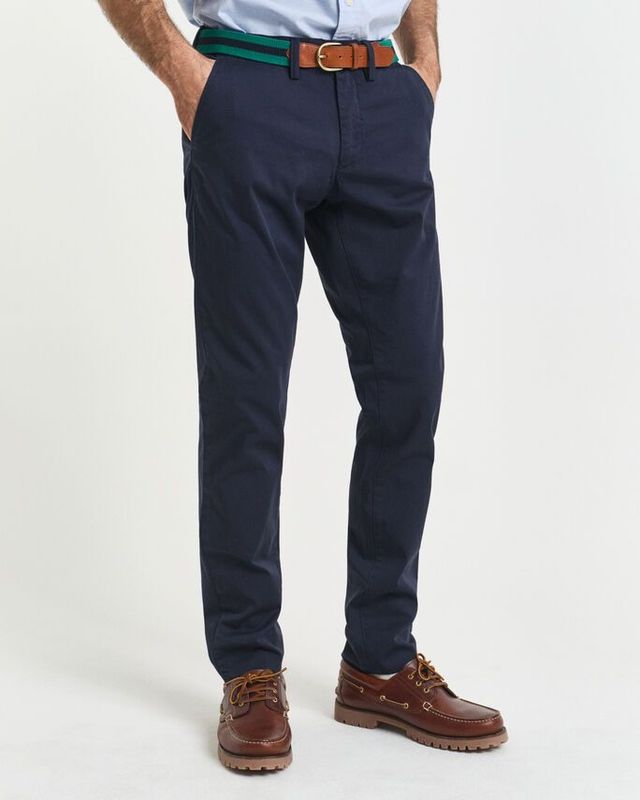 CHINO SLIM TWILE MARINE