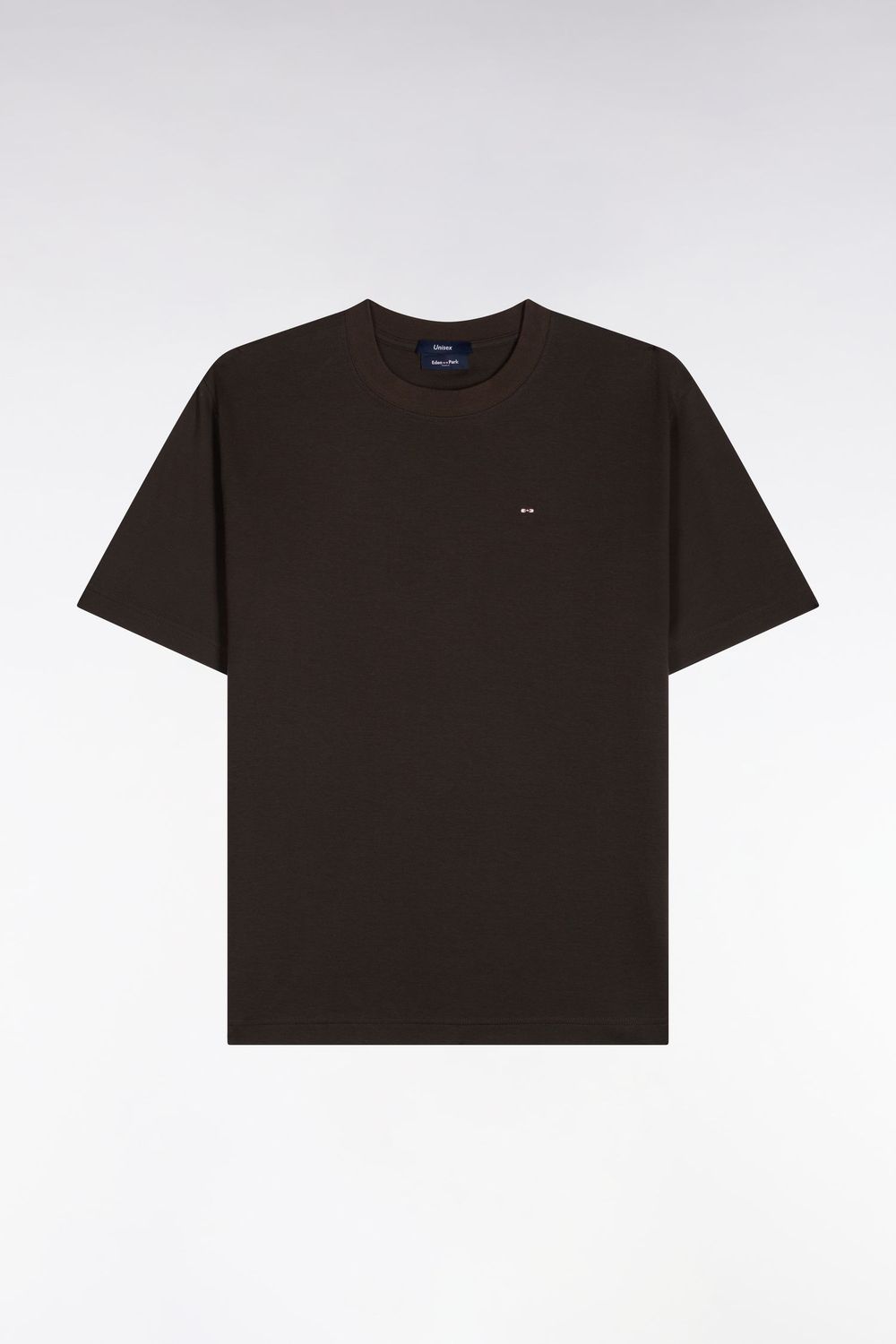T-shirt col rond kaki