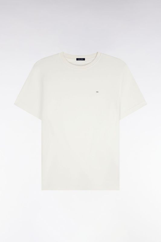 T-shirt col rond blanc