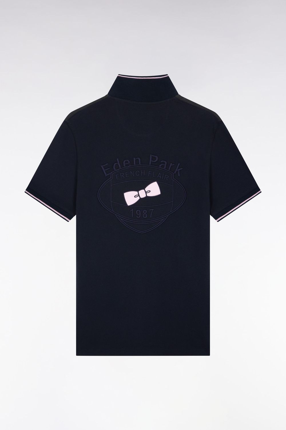 Polo MC bi-colore kaki/marine Polo MC bi-colore kaki/marine