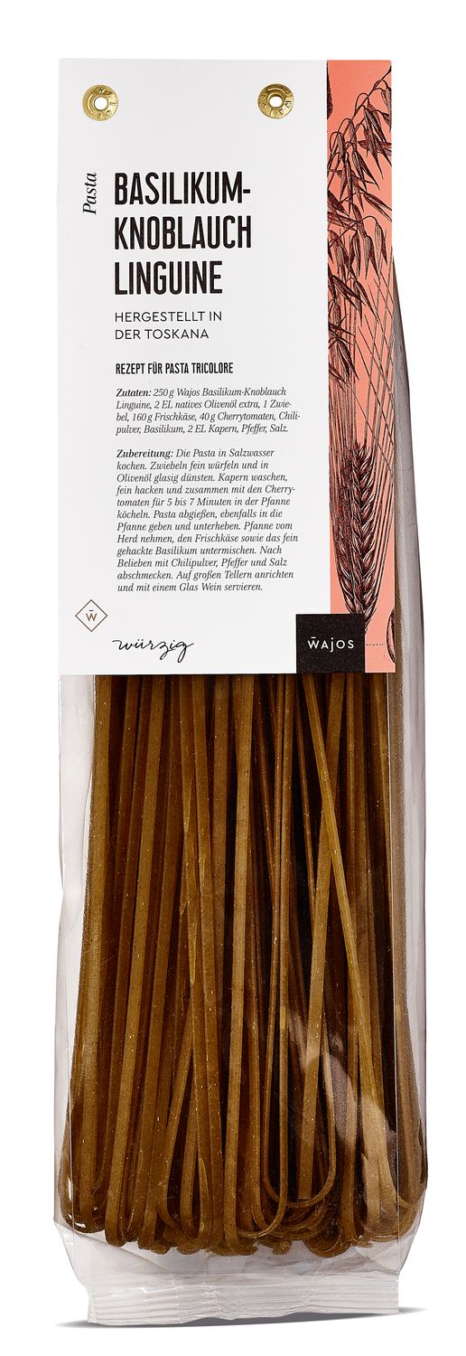 Basilikum-Knoblauch Linguine