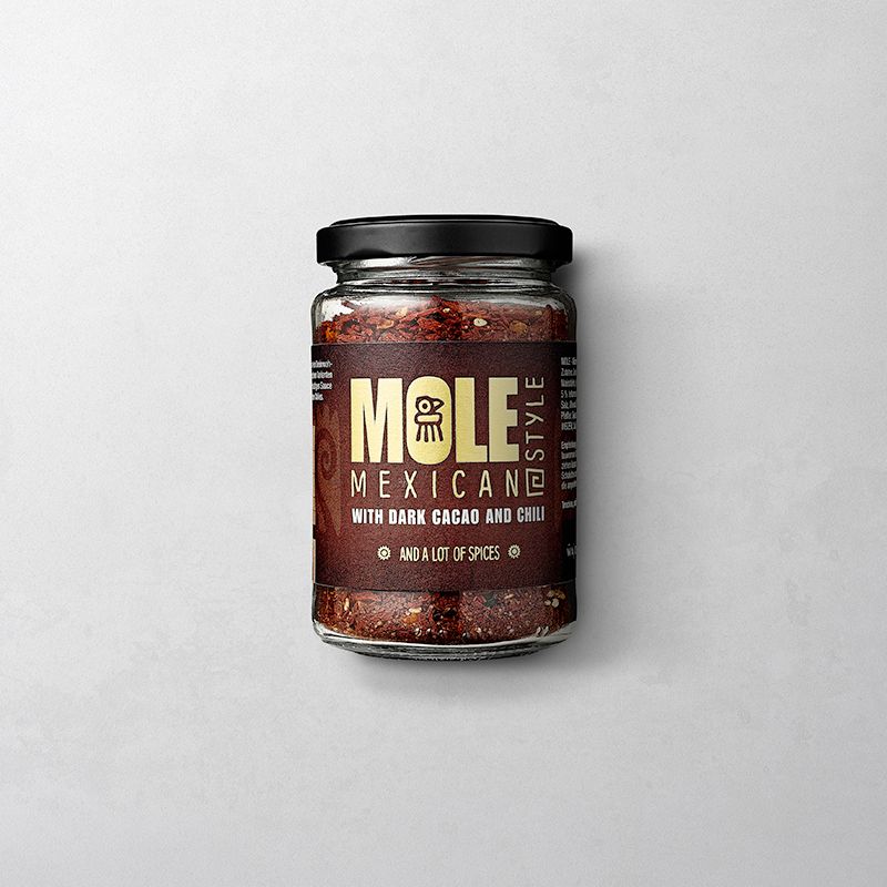 Mole Mexican Style Sauce with dark cacao and chili 120g